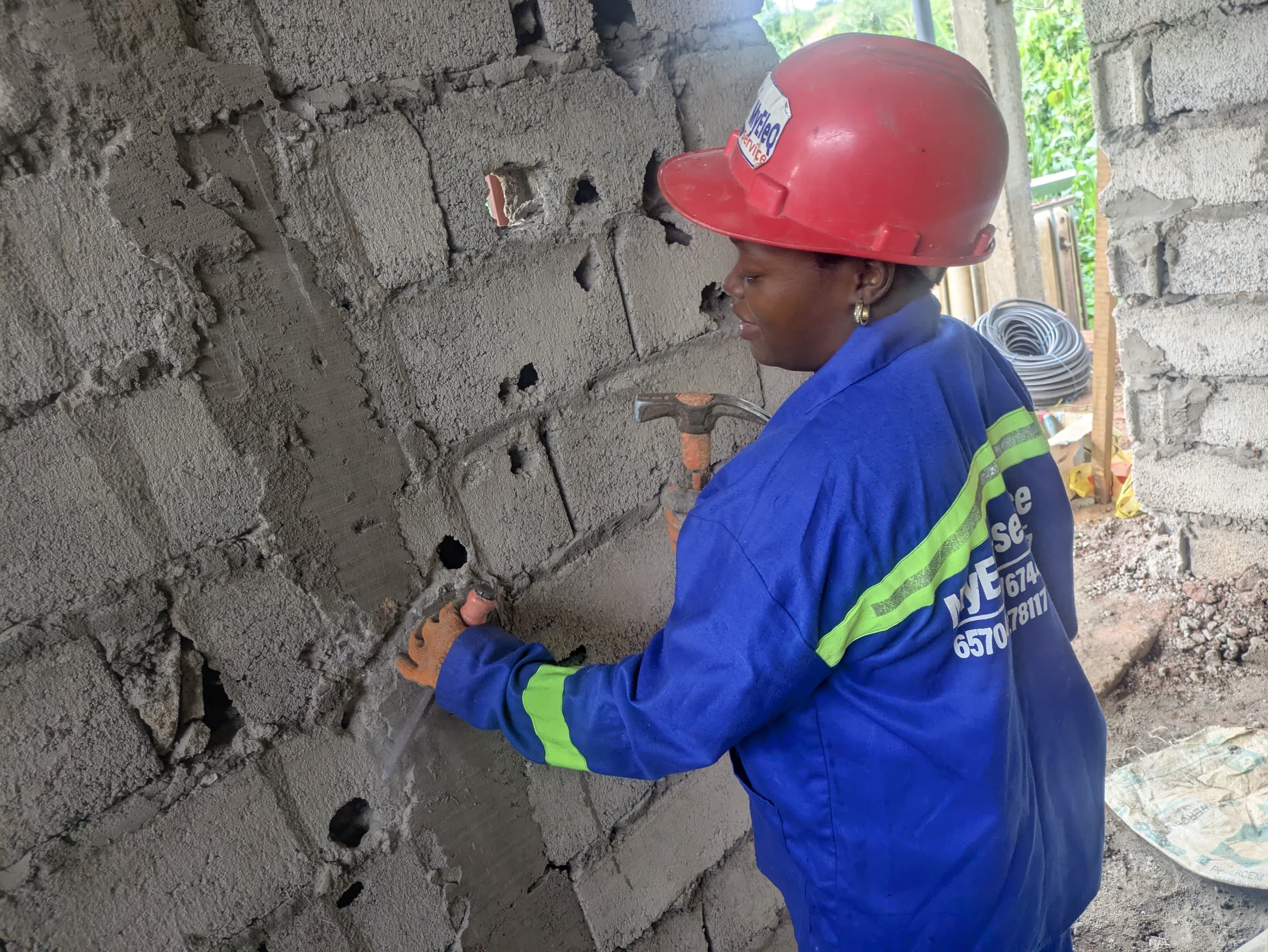 Préparation électrique sur un chantier de bâtiment — MYELEQ-SERVICE